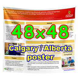 Calgary Poster - Cheapest Fabric & Paper Poster Printing 48x48 from $90