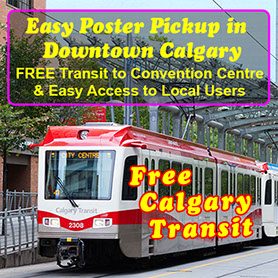 Calgary Poster Centre is 1 CTrain Station from Convention Centre Calgary Poster Centre is 1 CTrain Station from Convention Centre